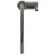 Küchenarmatur von Ideal Standard in Magnetic Grey, mit geradem Auslauf und klarer Formgebung, montiert an einer Wand.